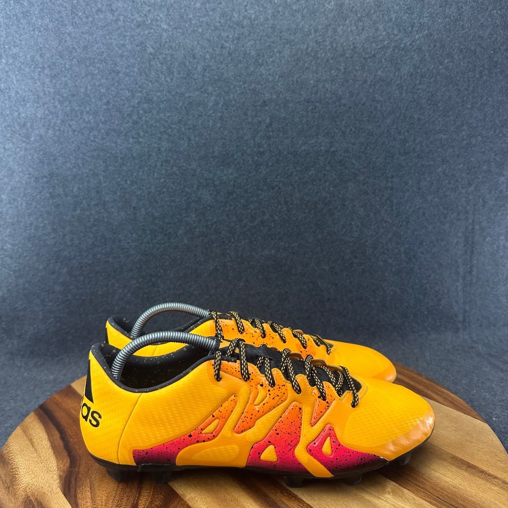 Adidas X 15.3 FG Soccer Cleats Men Sz 11 Yellow Orange Black S74632